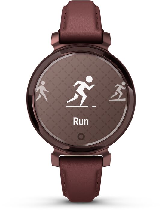Garmin Lily 2 snjallúr - Mórber/Brons leður
