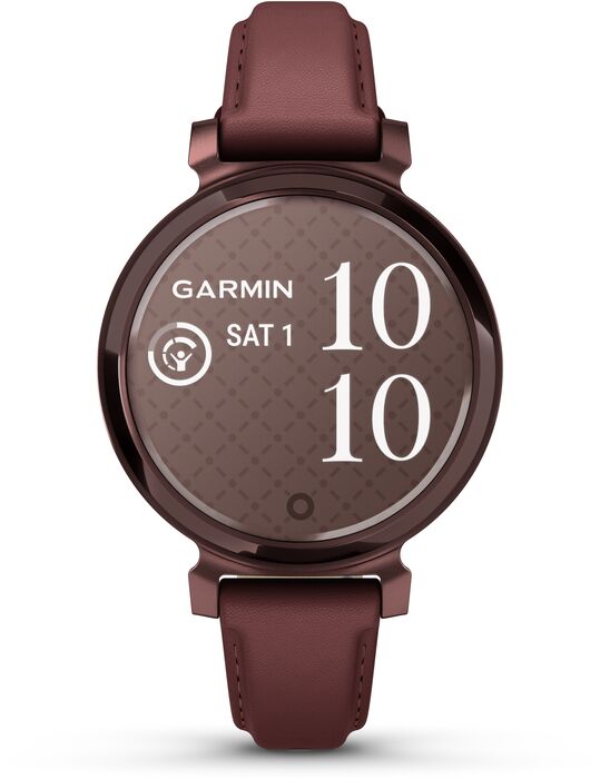 Garmin Lily 2 snjallúr - Mórber/Brons leður
