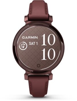 Garmin Lily 2 snjallúr - Mórber/Brons leður