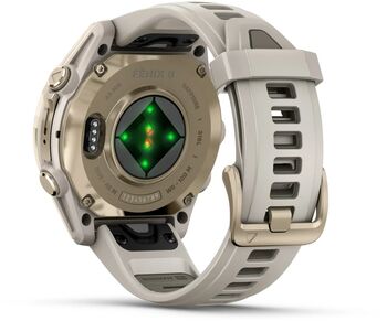Product image not available for Garmin Fenix 8 43mm AMOLED Sapphire - Gyllt / Grátt