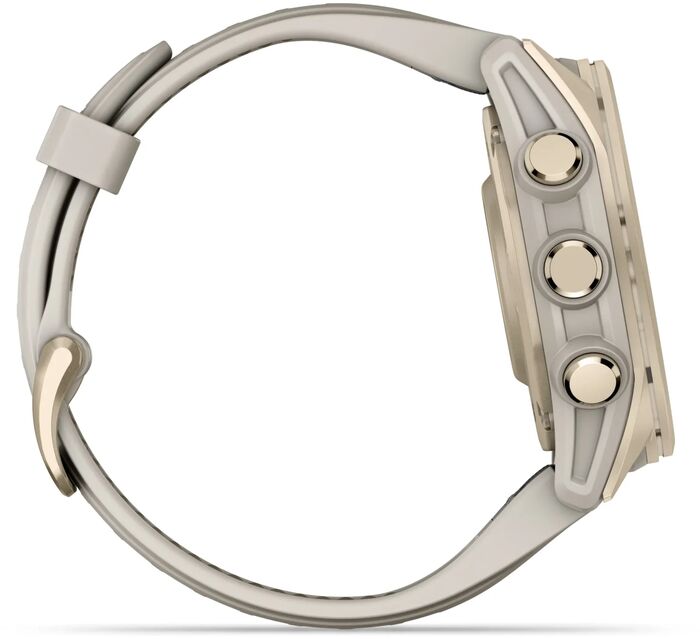 Product image not available for Garmin Fenix 8 43mm AMOLED Sapphire - Gyllt / Grátt