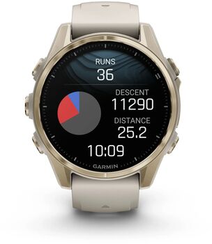 Product image not available for Garmin Fenix 8 43mm AMOLED Sapphire - Gyllt / Grátt