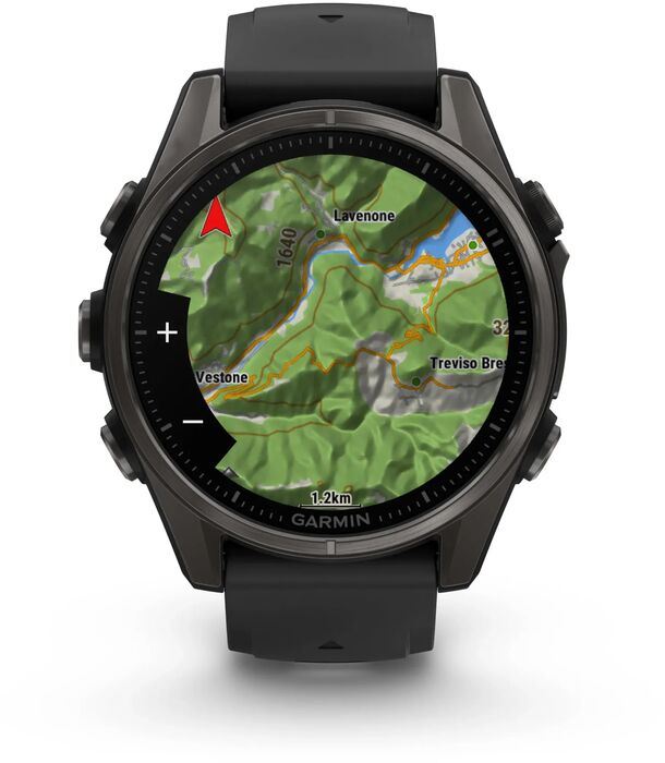 Garmin Fenix 8 43mm AMOLED Sapphire - Svart