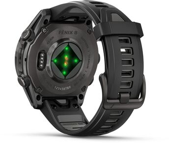 Garmin Fenix 8 43mm AMOLED Sapphire - Svart