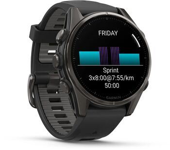 Garmin Fenix 8 43mm AMOLED Sapphire - Svart