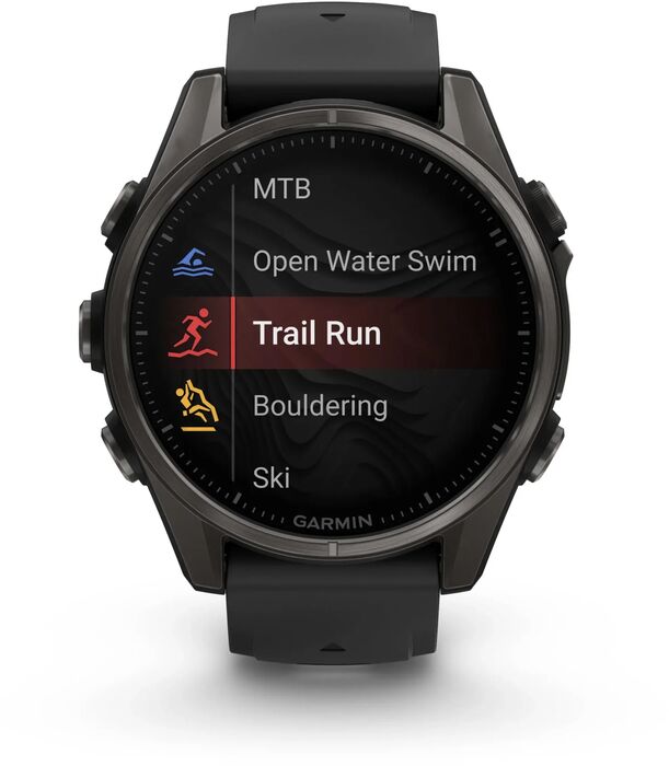 Garmin Fenix 8 43mm AMOLED Sapphire - Svart