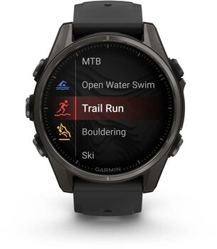Garmin Fenix 8 43mm AMOLED Sapphire - Svart