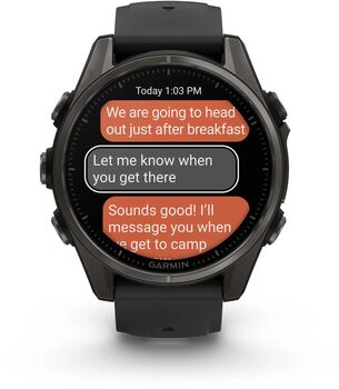 Garmin Fenix 8 43mm AMOLED Sapphire - Svart