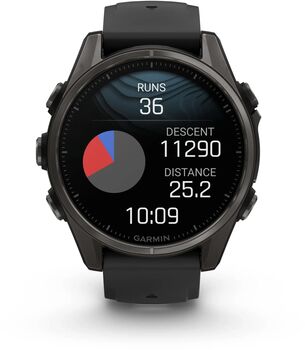 Garmin Fenix 8 43mm AMOLED Sapphire - Svart