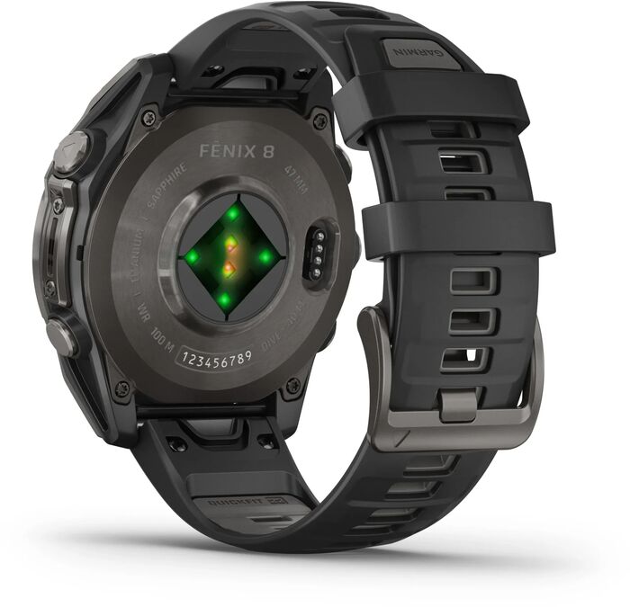Product image not available for Garmin Fenix 8 47mm AMOLED Sapphire - Svart