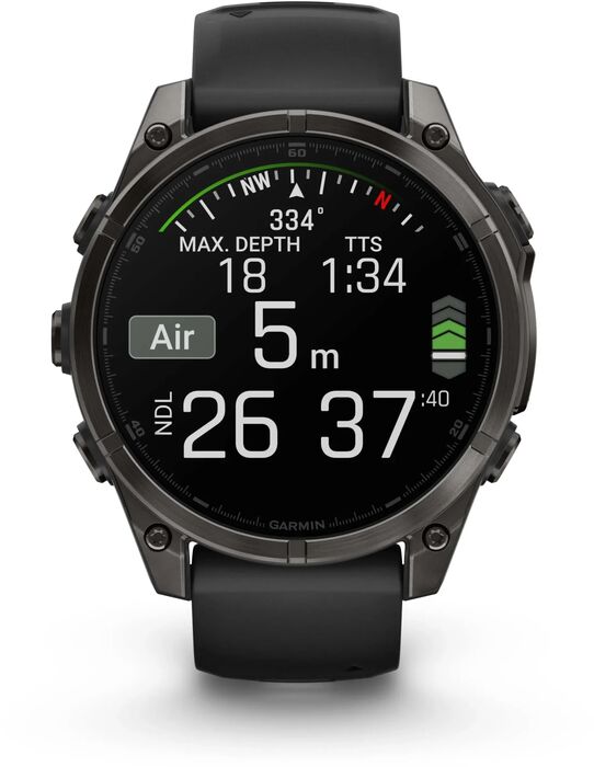 Product image not available for Garmin Fenix 8 47mm AMOLED Sapphire - Svart