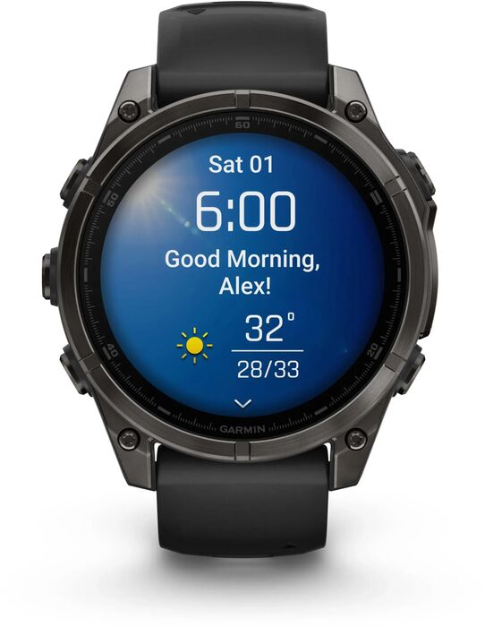 Product image not available for Garmin Fenix 8 47mm AMOLED Sapphire - Svart