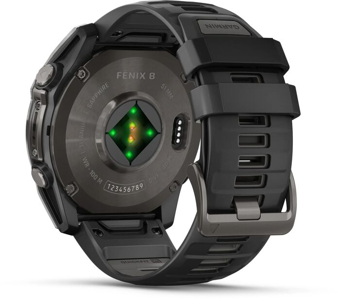 Garmin Fenix 8 51mm AMOLED Sapphire - Svart