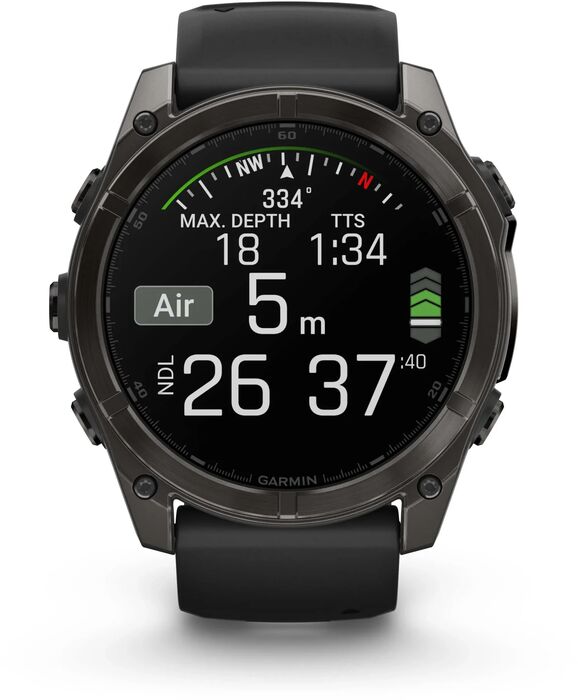 Garmin Fenix 8 51mm AMOLED Sapphire - Svart