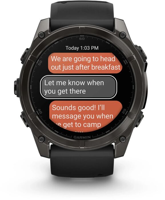 Garmin Fenix 8 51mm AMOLED Sapphire - Svart