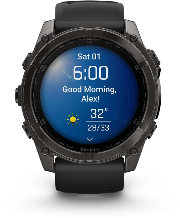 Garmin Fenix 8 51mm AMOLED Sapphire - Svart