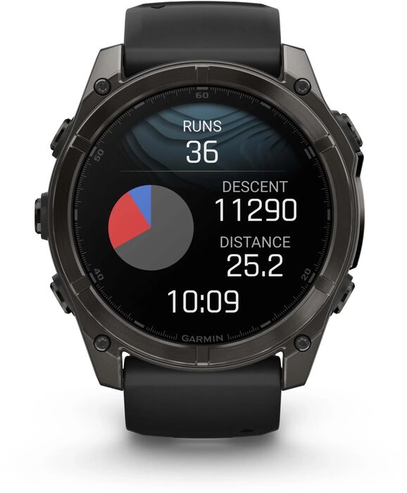 Garmin Fenix 8 51mm AMOLED Sapphire - Svart