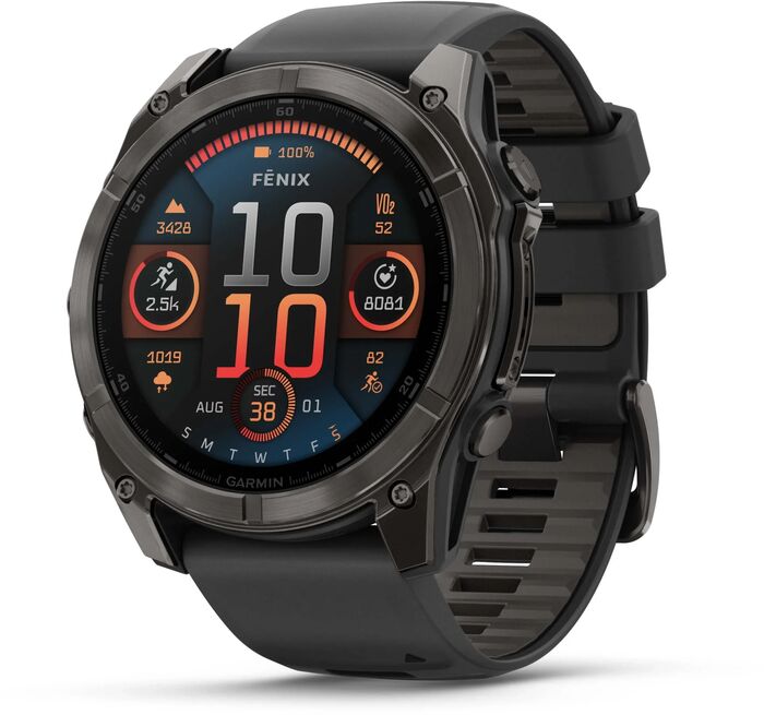 Garmin Fenix 8 51mm AMOLED Sapphire - Svart