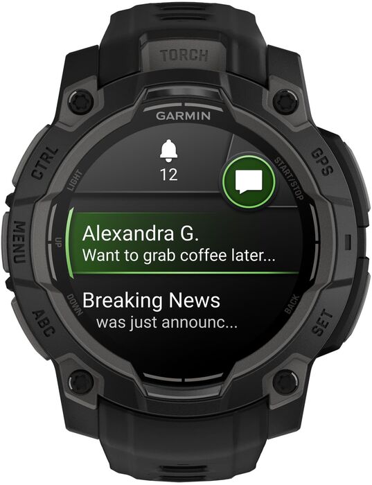 Garmin Instinct 3 45mm snjallúr - Svart