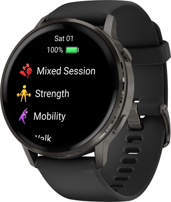 Garmin Venu 4 45mm snjallúr - Svart