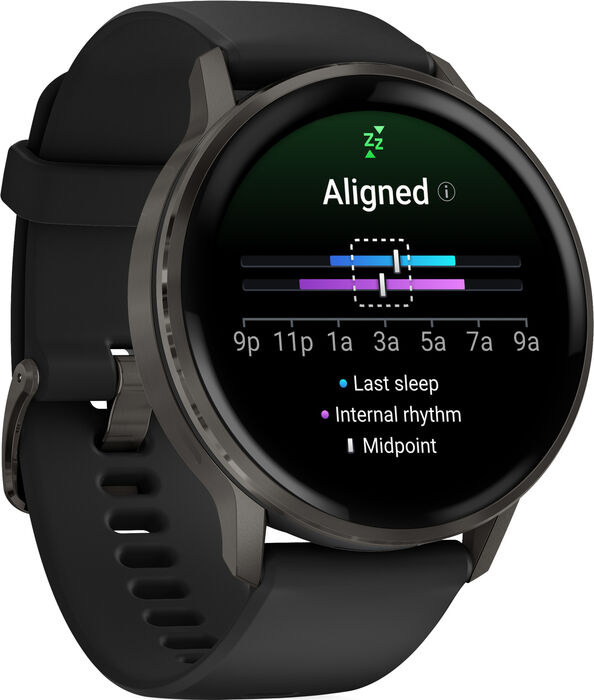 Garmin Venu 4 45mm snjallúr - Svart
