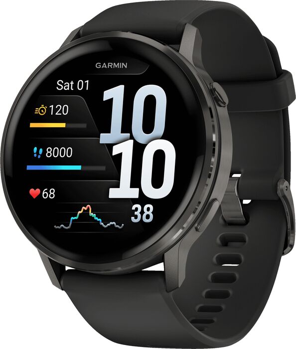 Garmin Venu 4 45mm snjallúr - Svart
