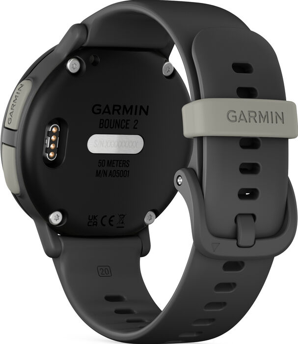 Garmin Bounce 2 barnasnjallúr - Dökkgrátt