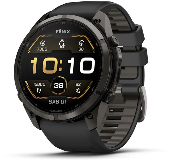 Garmin Fenix 9 Pro 51mm snjallúr - Grátt/Svart