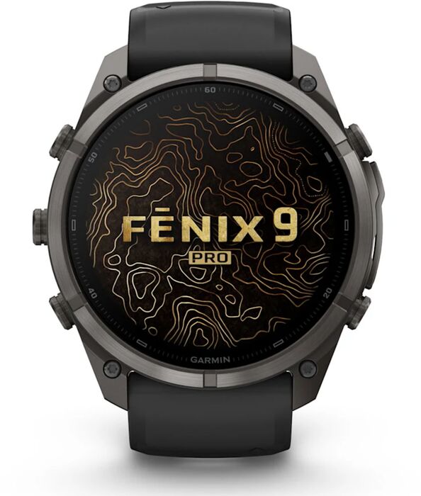 Garmin Fenix 9 Pro 51mm snjallúr - Grátt/Svart