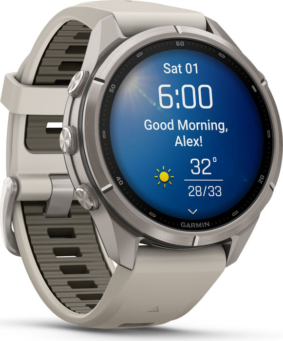 Garmin Fenix 9 43mm snjallúr - Títaníum