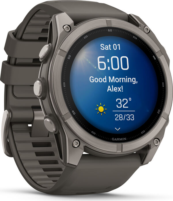 Garmin Fenix 9 51mm snjallúr - Títaníum