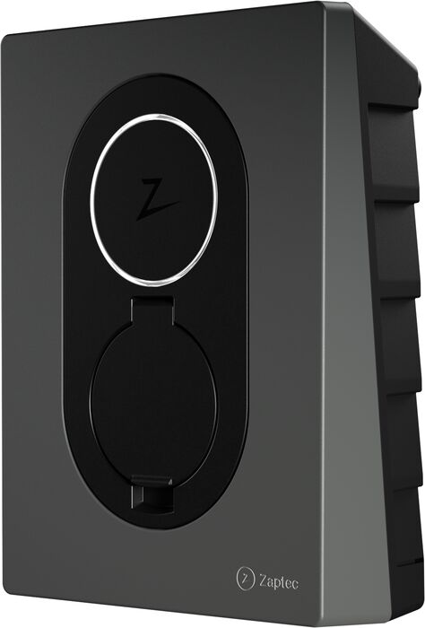 Zaptec Go hleðslustöð fyrir bíl - Grá