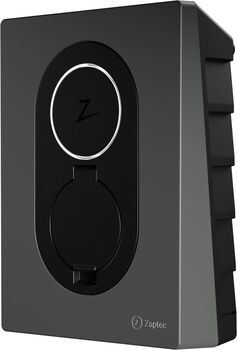 Zaptec Go hleðslustöð fyrir bíl - Grá 