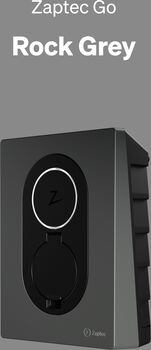 Zaptec Go hleðslustöð fyrir bíl - Grá 