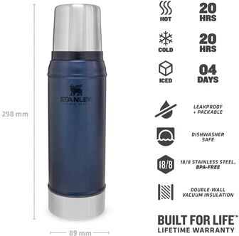 Stanley 750ml flaska - Dökkblá 