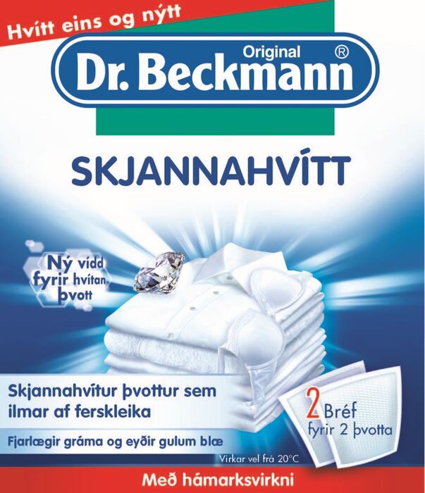 Dr. Beckmann hvíttunarklútar - 2 skipti