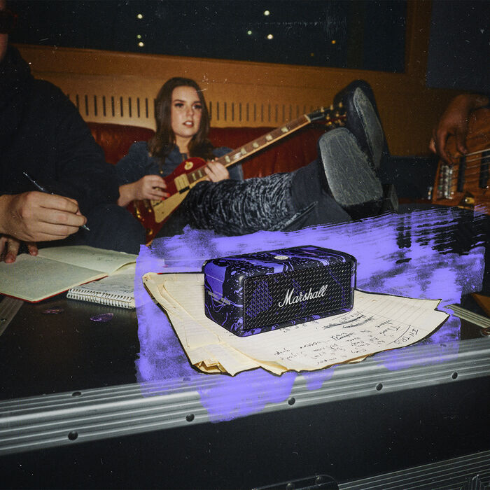 Marshall Emberton III Hendrix Edition ferðahátalari - Fjólublár