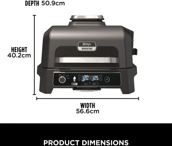 Ninja Woodfire XL Pro - Rafmagnsgrill/Reykofn