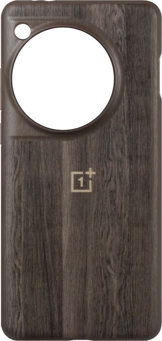 OnePlus 12 Walnut Texture símahulstur - Brúnt