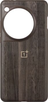 OnePlus 12 Walnut Texture símahulstur - Brúnt