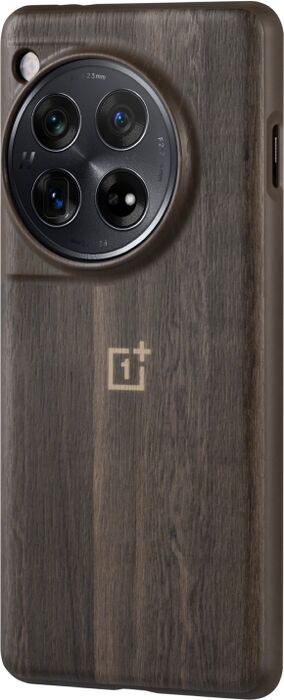 OnePlus 12 Walnut Texture símahulstur - Brúnt