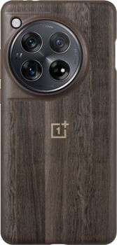 OnePlus 12 Walnut Texture símahulstur - Brúnt