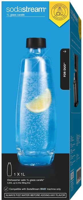 SodaStream Duo 1L glerflaska
