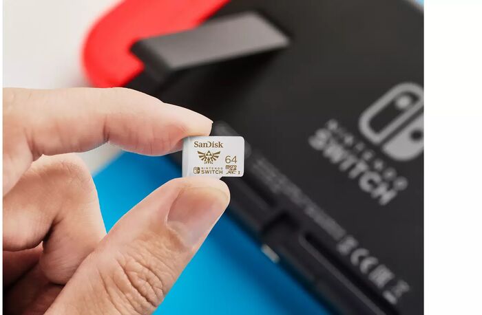 SanDisk 64 GB microSDXC minniskort fyrir Nintendo Switch 1