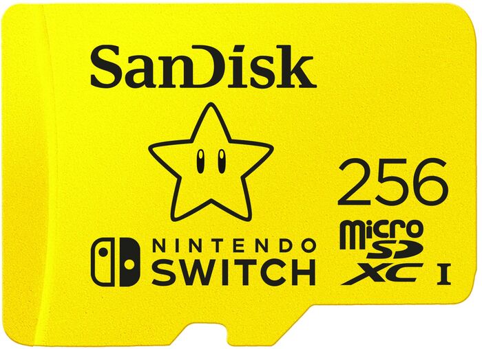 SanDisk 256 GB microSDXC minniskort fyrir Nintendo Switch 1