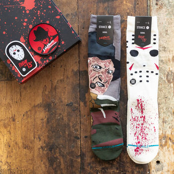 Stance sokkar Freddy Jason gjafasett - L