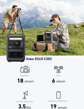 Anker Solix C300 600W orkustöð 