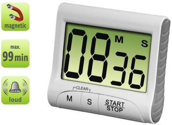 Xavax stafrænn tímastillir - Grár