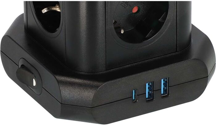 Brennenstuhl fjöltengi - 8 innstungur