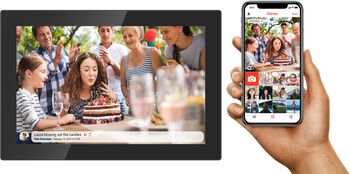 Denver PFF-1037 stafrænn myndarammi 10,1" - Svartur 